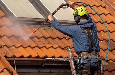 Démoussage et hydrofuge de toiture à Montriond